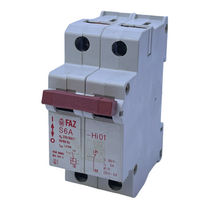 FAZ S6A -Hi01 Schutzschalter Ue: 220/380V 6A 50/60Hz Schalter