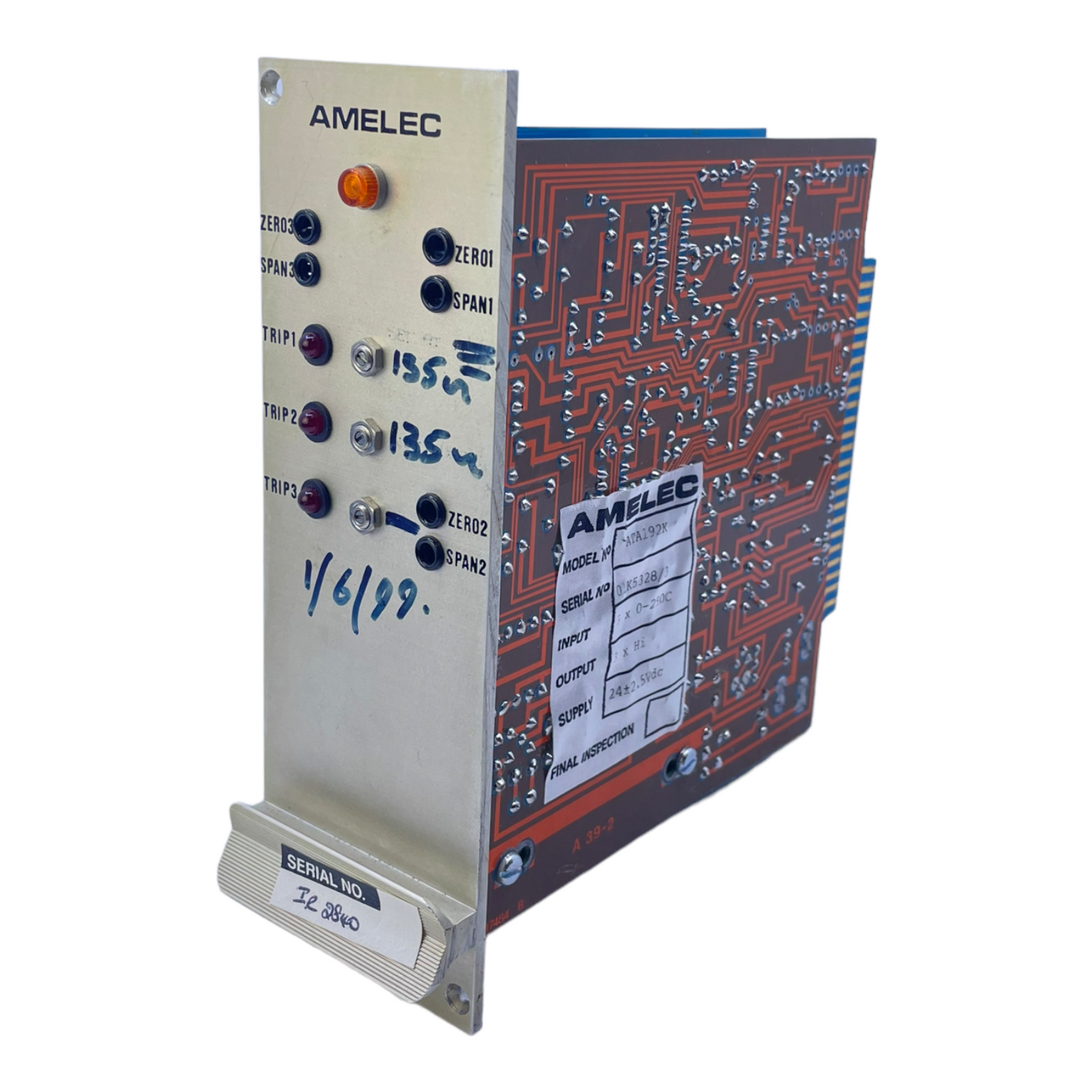 Amelec ATA192K Signal Transmitter for industrial use 24V DC Transmitter