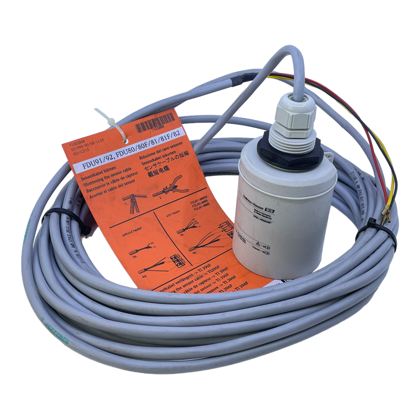 Endress+Hauser Prosonic S FDU91-RG2AA ultrasonic sensor for industrial