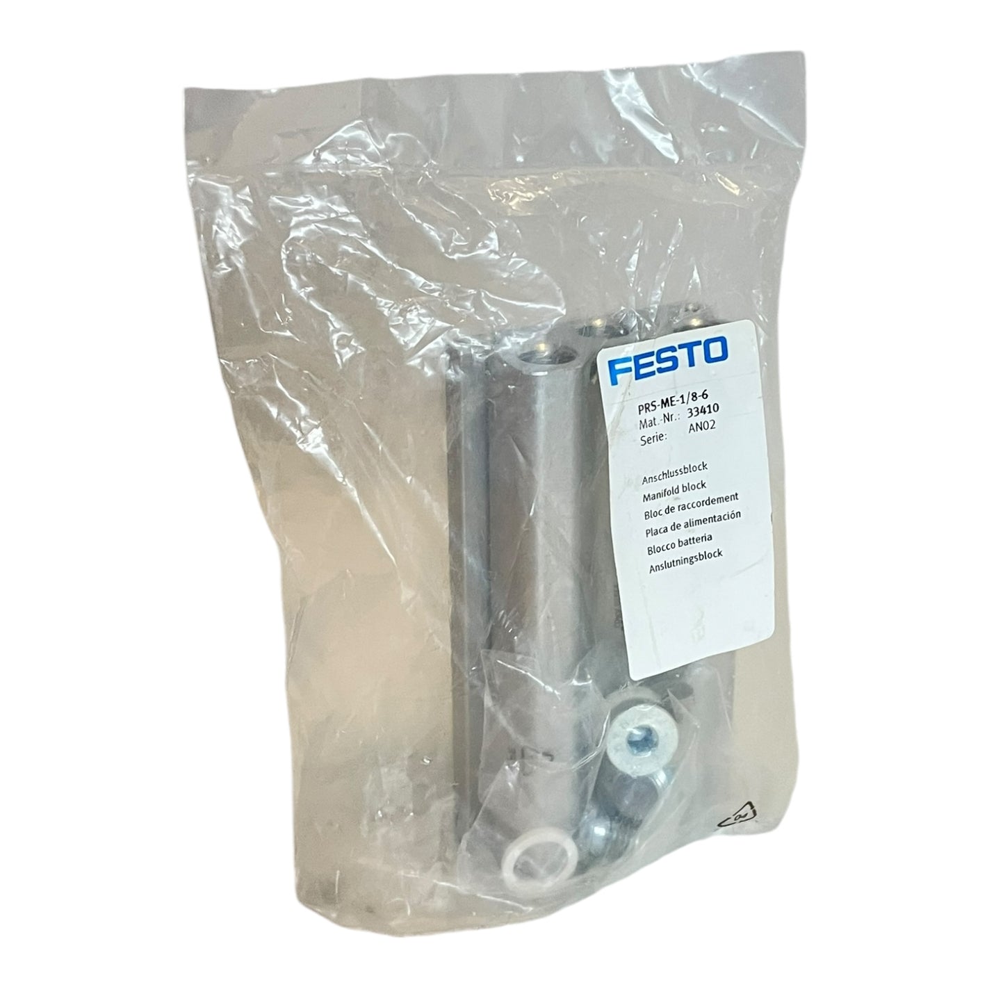 Festo PRS-ME-1/8-6 Anschlussblock für industriellen Einsatz 33410 PRS-ME-1/8-6 F