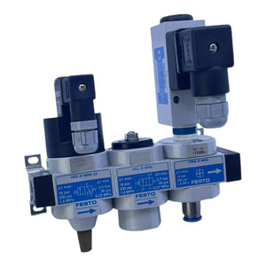 Festo HEE-D-MINI-24 maintenance unit HEL-D-MINI + FRM-D-MINI +PEV-1/4-B HEE-D-MIN
