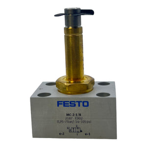 Festo MC-2-1/8 solenoid valve 2187 pneumatic electric -0.95 to 7bar 14-105psi