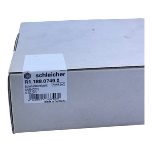 Schleicher R1.188.0749.0 Safety relay for industrial use SNM4001S