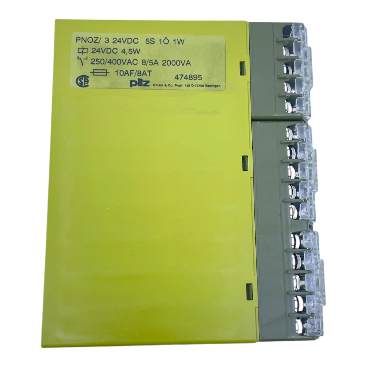 Interruttore Di Sicurezza Pilz PNOZ 3 | Modulo Di Sicurezza 474895 Prodotto In Germania - Foto 1