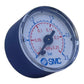 SMC 0 bis 2,5 bar F+R100 Manometer Blau