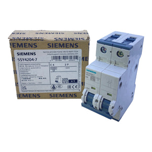 Siemens 5SY4204-7 Leitungsschutzschalter 400V 10kA 50-60Hz 4A 2-polig