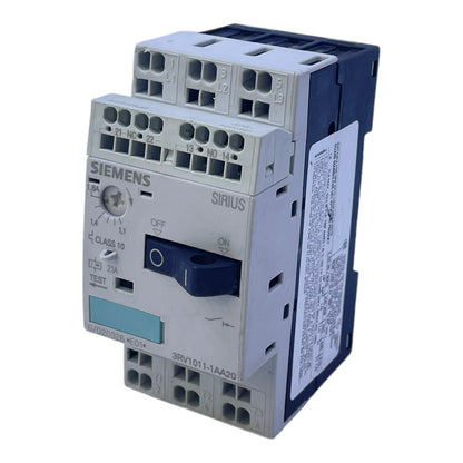 Siemens 3RV1011-1AA20 circuit breaker 1.1-1.6A 690V/AC IP20 power switch 