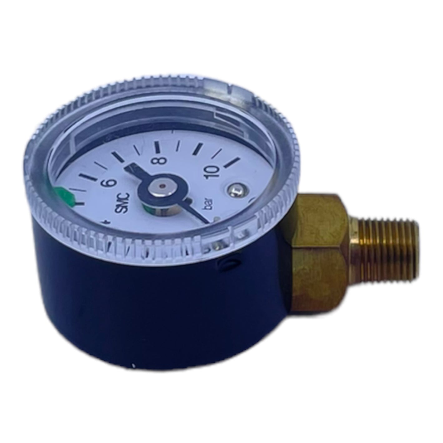 SMC 0 to 10 bar NKS pressure gauge black 