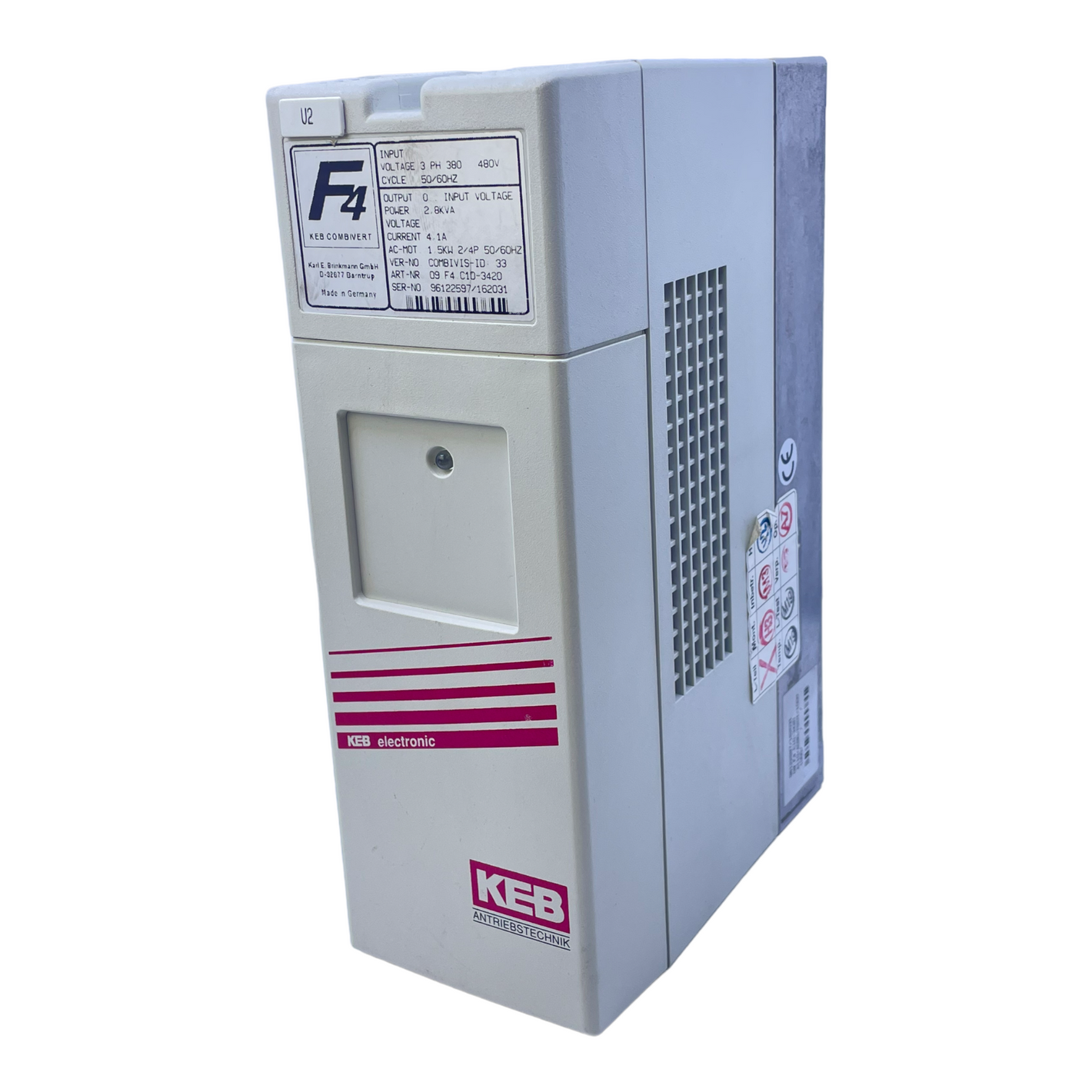 KEB 09.F4.C1D-3420 Frequenzumrichter 1,5kW  96122597/162031 Umrichter Frequenz