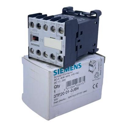 Siemens 3TF2001-0JB4 contactor 17…30V DC