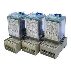 RELECO C3-A30DX + CS-11 plug-in relay 24V DC 10A 3pcs