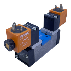 Festo MD-5/3B-D-1C solenoid valve 43351 24V DC 6.8W 3-16bar