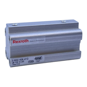 Rexroth 0 822 406 412 Pneumatikzylinder 10bar Pneumatik Zylinder 0 822 406 412