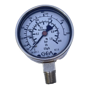 GEA 0001-1160-600 Druckmanometer für industriellen Einsatz GEA 0001-1160-600