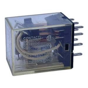 Omron MY3-US-SV 110/120VAC plug-in relay 110/120V AC 