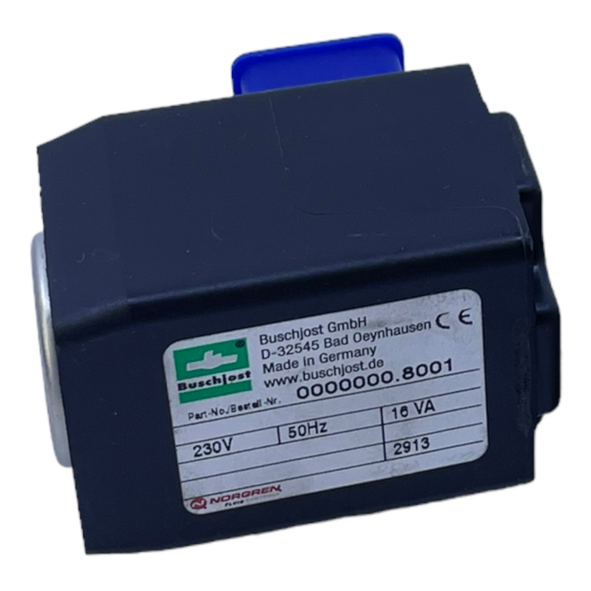 Buschjost Buschjost 8001 solenoid coil for industrial use 230V 50Hz solenoid coi