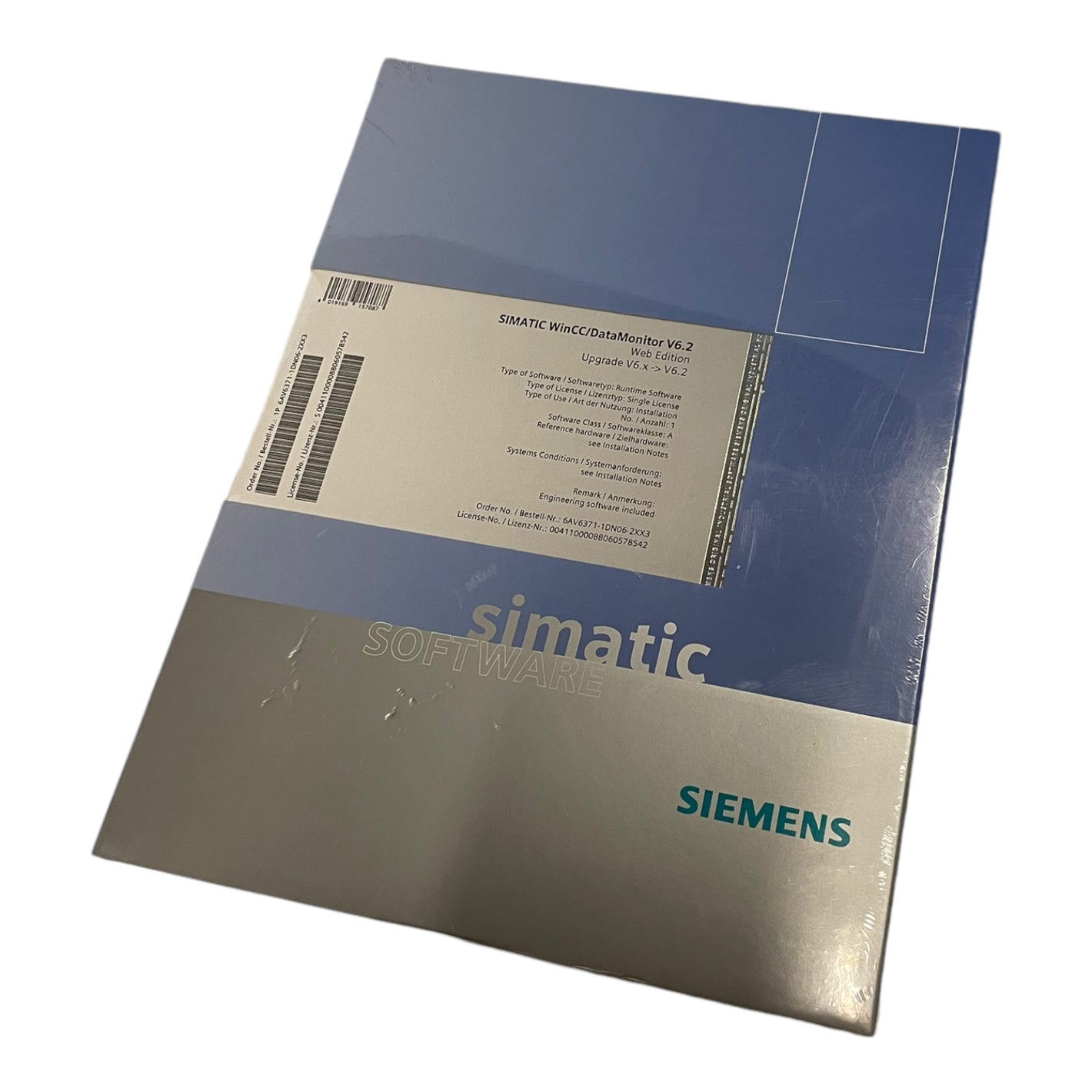 Siemens 6AV6371-1DN06-2XX3 SIMATIC WinCC/DataMonitor V6.2 Industrial Use