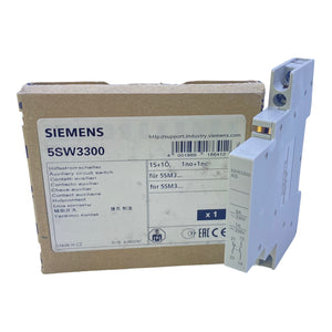 Siemens 5SW3300 Hilfskontakt 230V 6A 1NO+1NC