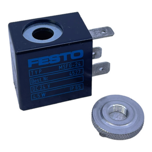 Festo MSFG-24 solenoid coil 4527 DC 24V IP 65 4.5 W Festo solenoid coil pneumatic 
