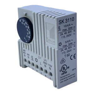 Rittal SK3110 Schaltschranktemperaturregler 24,48,60V 30W 10A SK3110 Rittal