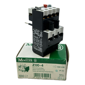 Moeller Z00-4 motor protection relay for industrial use 2.4-4A Relay Z00-4