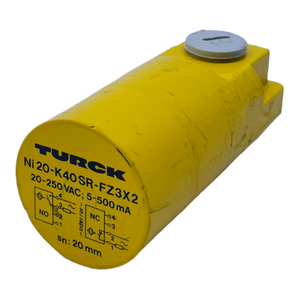 Turck Ni20-K40SR-FZ3X2 Induktiver Sensor für industriellen Einsatz 20-250VAC
