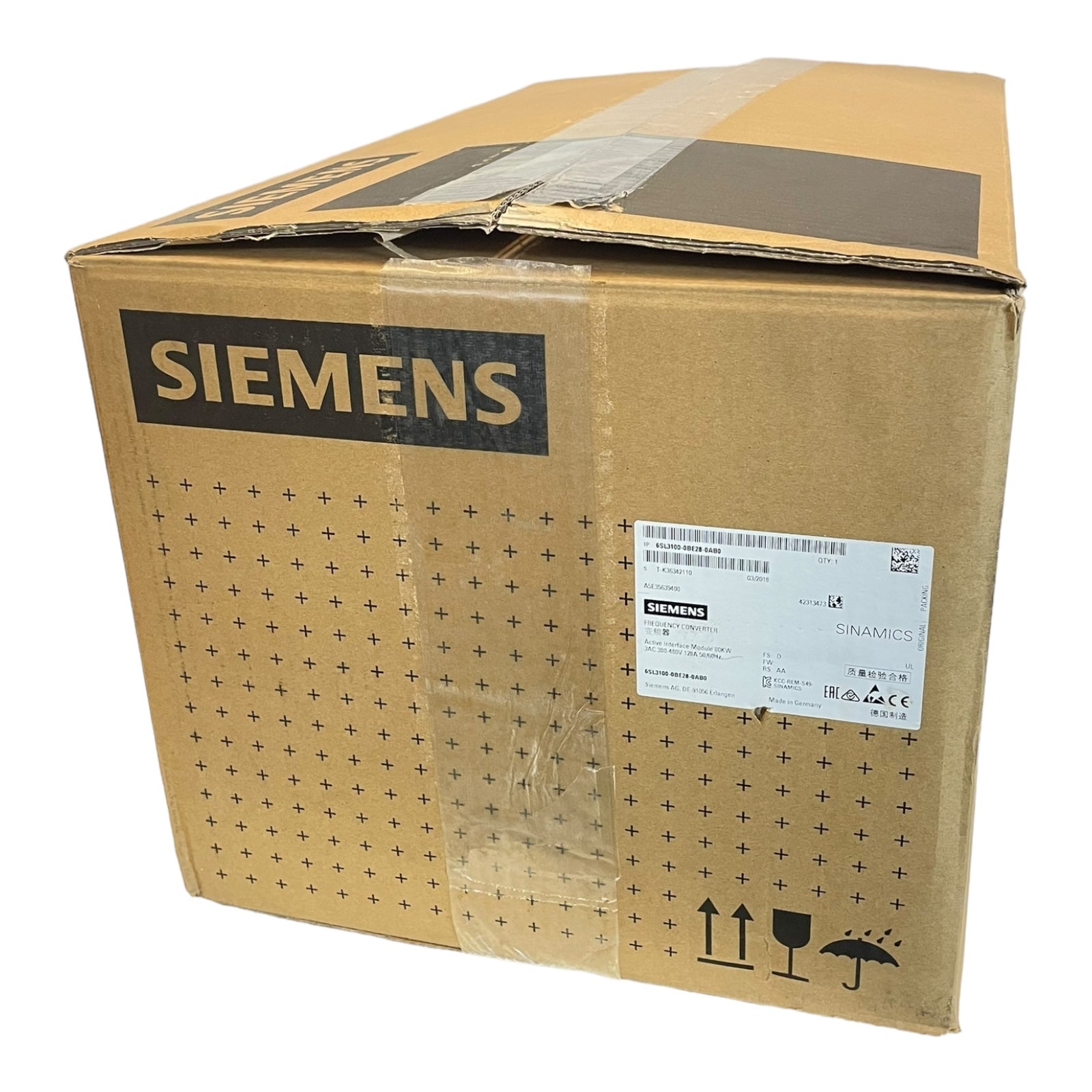 Siemens 6SL3100-0BE28-0AB0 SINAMICS S120 Active Interface Module for A