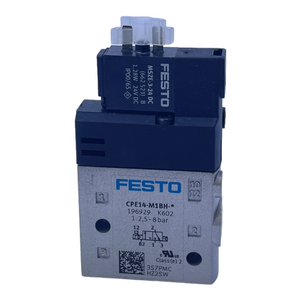 Festo CPE14-M1BH-3GL-1/8 196929 Magnetventil 2,5-8 bar 24V DC