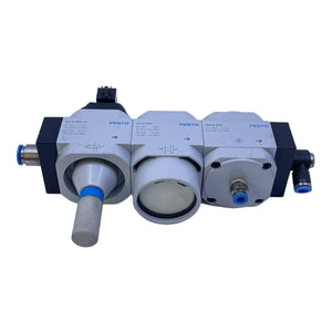 Festo HEE-D-MIDI24 + HEL-DE-MIDI + FRM-D-MIDI valve unit for industrial use