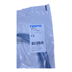 Festo KMEB-2-24-2.5-LED plug socket cable for industrial use 174844 Festo