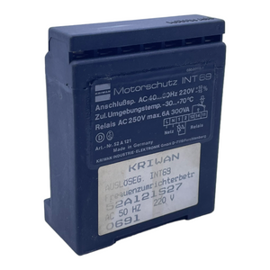 Kriwan Int69 motor protection 220V 