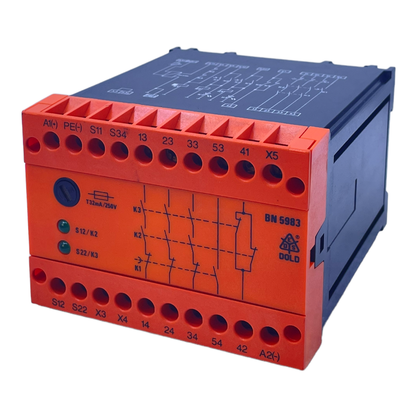 E.Dold &Söhne BN5983.53 Sicherheitsrelais 50/60Hz 230V T32mA/250V