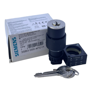 Siemens 2SB3000-4PD11 Schlüsselschalter 3-6mm Schlüssel Schalter Siemens