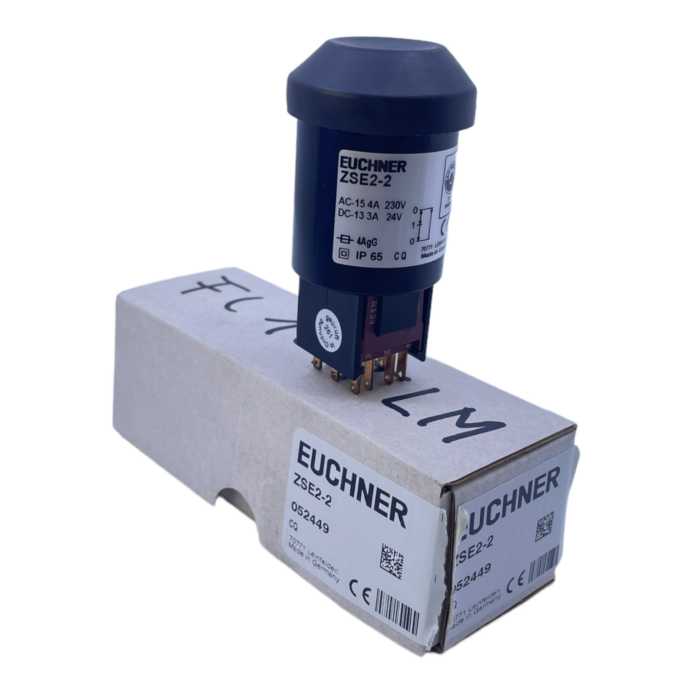 Euchner ZSE2-2 enabling switch 052449 for industrial use 230V AC 4A