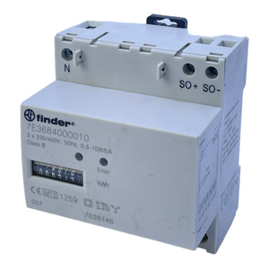 Finder 7E3684000010 Drehstromzähler für industriellen Einsatz 3x230/400V Zähler