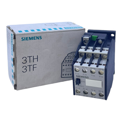 Siemens 3TH4244-0AL2 contactor relay 230V 50/60Hz for industrial use contactor
