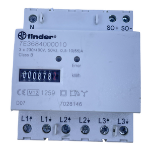 Finder 7E3684000010 Drehstromzähler für industriellen Einsatz 3x230/400V Zähler