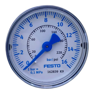 Festo MA-50-16-1/4-EN Manometer für industriellen Einsatz 162839 MA-50-16-1/4-EN