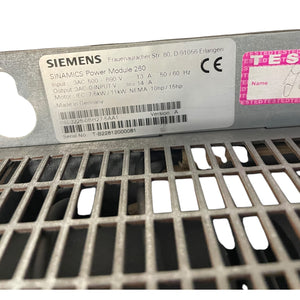 Siemens SINAMICS Umrichter 7,5kW 690V Power Module 260 6SL3225-0BH27-5AA1