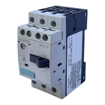 Siemens 3RV1011-1KA15 circuit breaker 50/60Hz