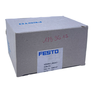 Festo VZWM-L-M22C-G38-F4 Magnetventil 546147 0,5 bis 6bar 8ms 10ms