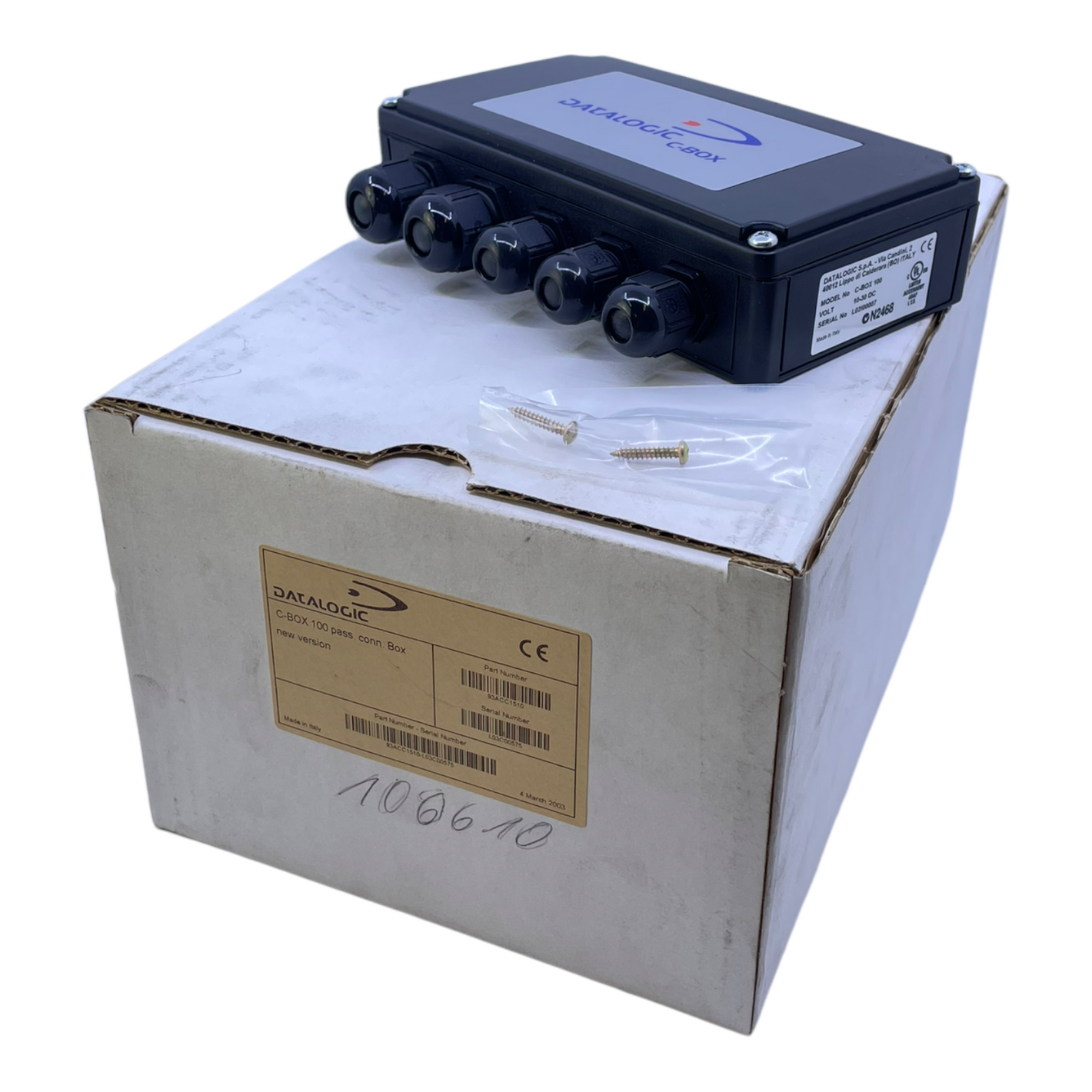 Datalogic C-Box100 connection unit for barcode scanner 10-30DC Datalogic C-Box