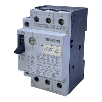 Siemens 3VU1300-0MM00 motor protection switch 50/60Hz 