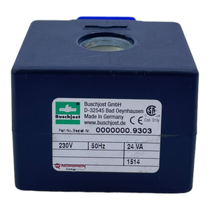 Buschjost 0000000.9303 Magnetspule 230V Spule für industriellen Einsatz 230V