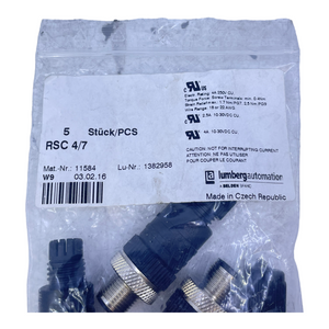 Lumberg RSC4/7 E11504 Sensorstecker für industriellen Einsatz VE:5stk/pcs