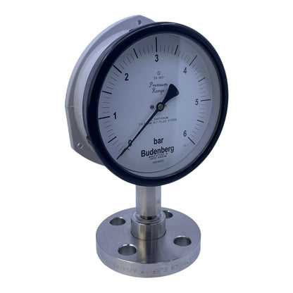 Budenberg P254A/WF Manometer 0 - 6bar