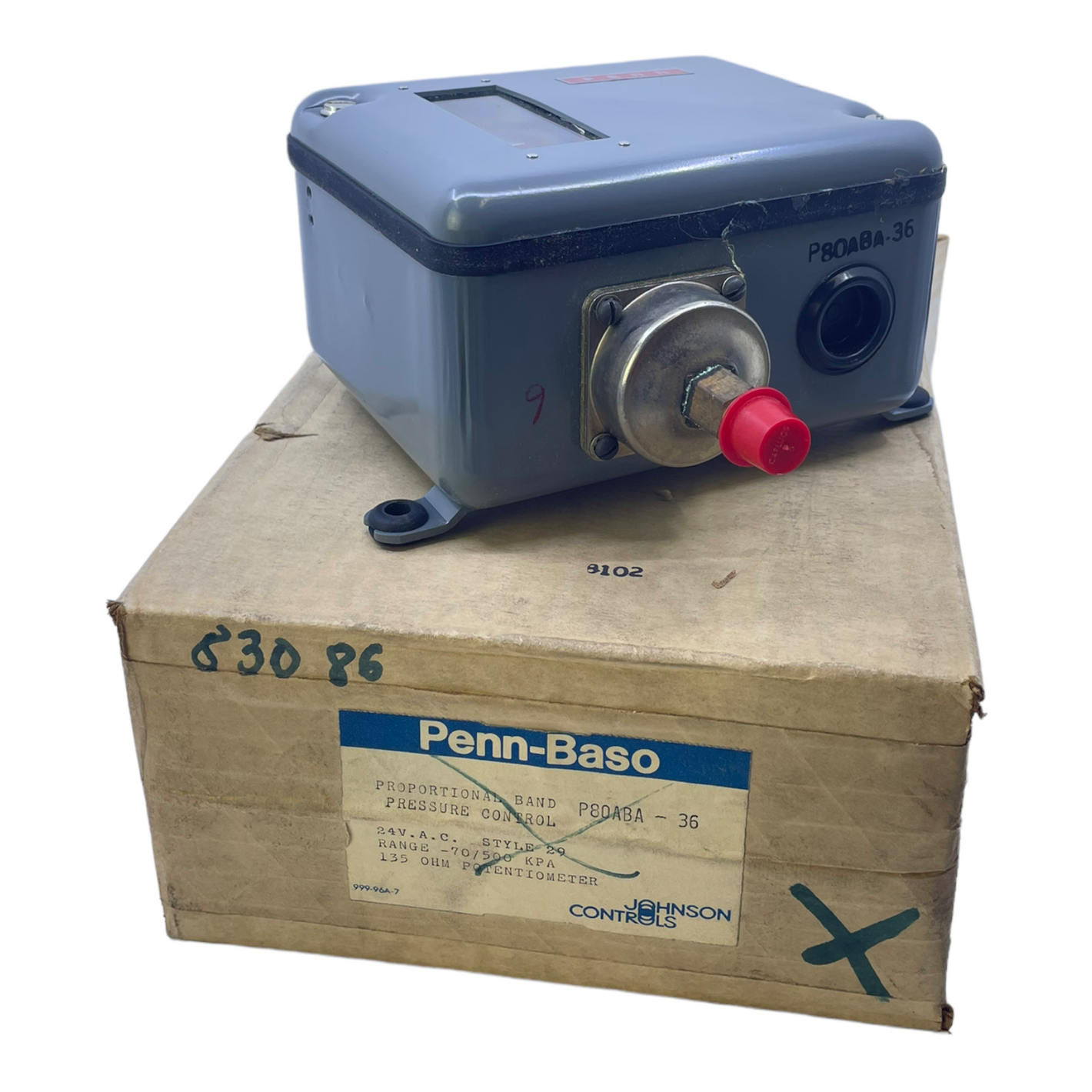 Johnson Control P80ABA-36 Druckschalter für industriellen Einsatz 24V AC