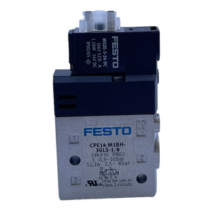 Festo CPE14-M1BH-3GLS-1/8 Magnetventil 196930 24 V DC 1,28 W -0,9 bis 10bar