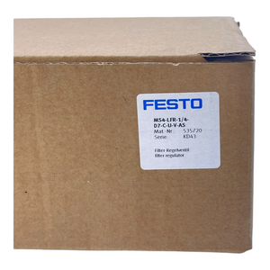 Festo MS4-LFR-1/4-D7-C-U-V-AS Filter-Regelventil 535720 0,5 bis 12bar