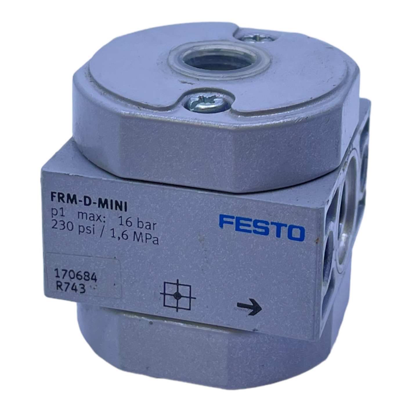 Festo FRM-D-MINI Abzweigmodul 170684 0 bis 16bar -10 bis 60°C Abzweig Modul